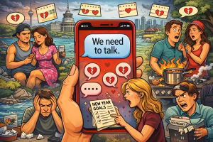 new year breakup surge “we need to talk” texts explode across New Zealand
